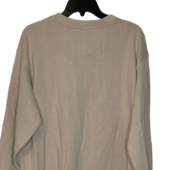 Columbia V-Neck Long Sleeve Sweatshirt Oversize Pullover Embroidered Logo Men XL - Picture 7 of 8